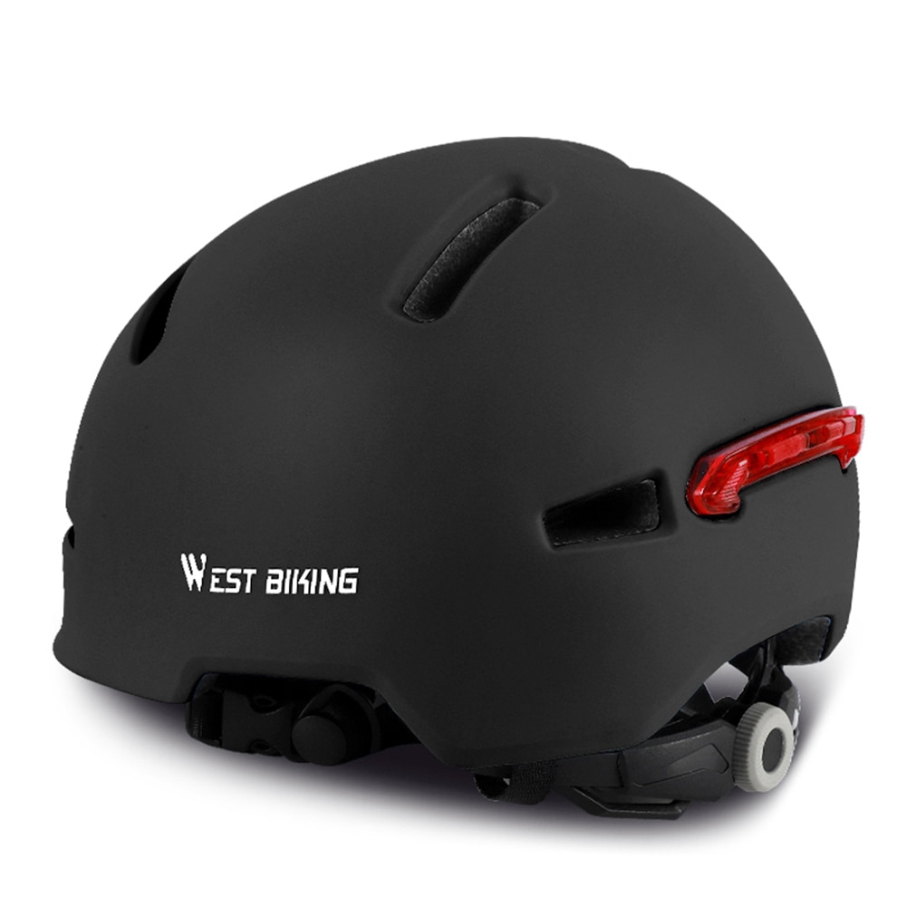 West Fietsen Fiets Helm Oplaadbare Intergrally-Gegoten Fietshelm Mountain Road Bike Veiligheid Helmen Met Waarschuwingslampje