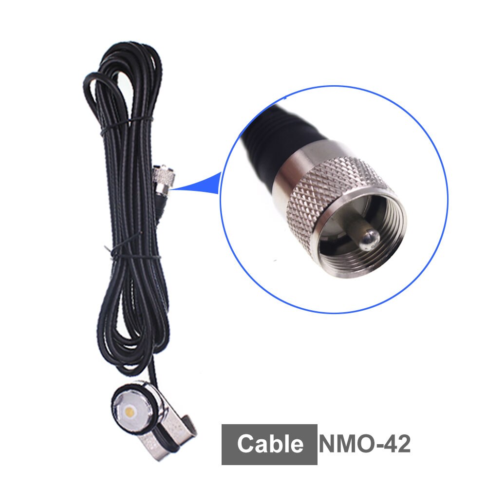 144/430MHz Dual Band NMO Mobile Radio Antenna 2.5 / 5.0 dBi with 4.2M / RG58AU Feeder Cable for BJ-218 BJ-318 KT-8900D KT-8900