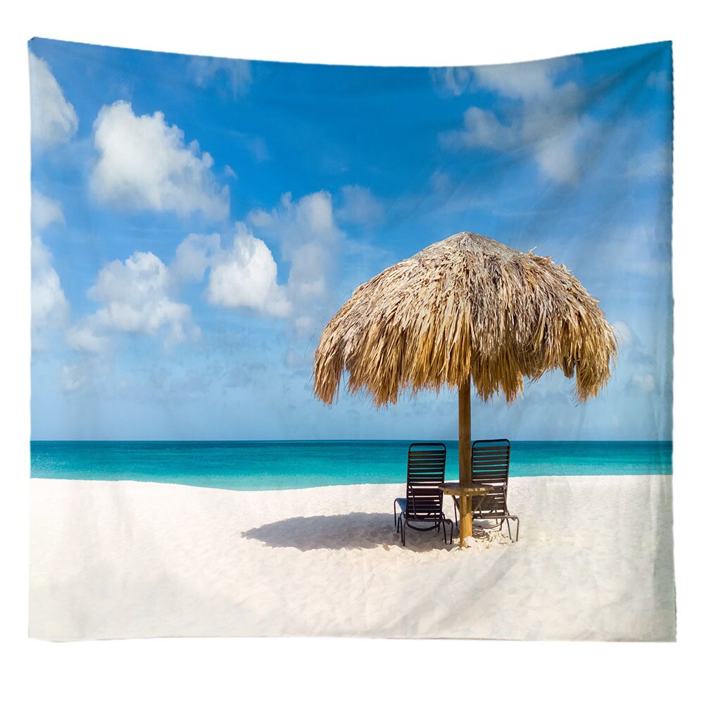 3D plage couverture vague Mandala tenture murale tapisserie paysage marin peinture à l'huile Yoga tapis de couchage Sandbeach voyage Camping tapis: 150x200cm / Pattern 4