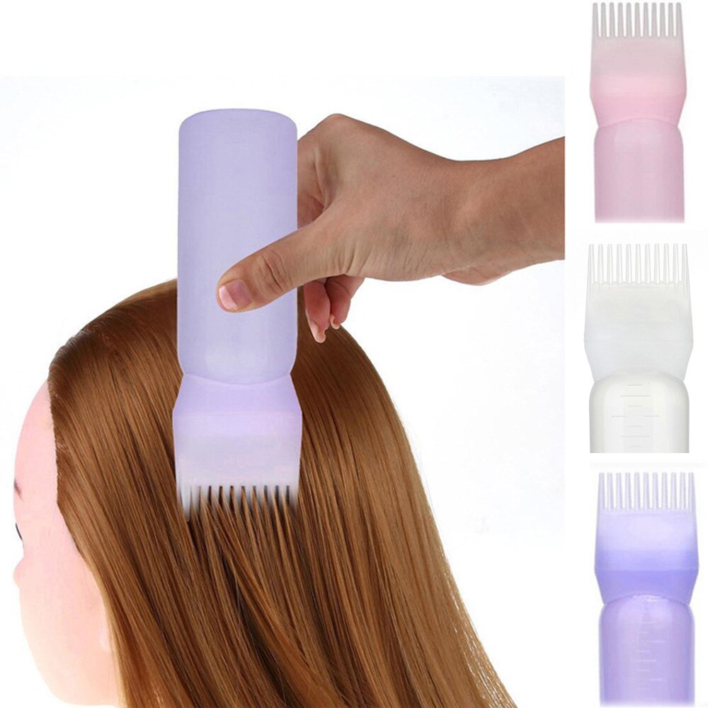 3PCS Hair Dye Bottle Applicator Brush Dispensing Salon Hair Coloring Dyeing 2u0831
