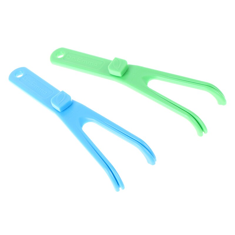 Grønn/blå y form tanntrådholder tanntråd interdental renere tannplukkingsenhet