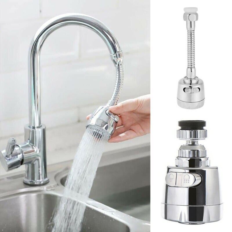 360 ° Keuken Tap Hoofd Waterbesparende Kraan Extender Sproeier Sink Spray Beluchter Hoofd Nozzle