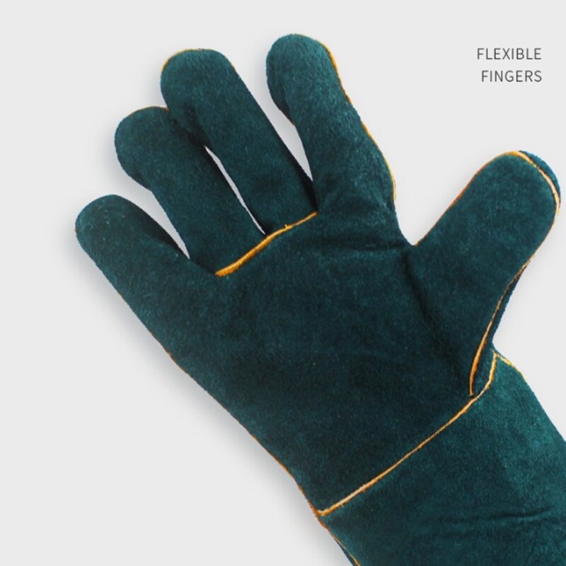 Guantes de manejo de animales salvajes, a prueba de mordeduras, resistentes a los arañazos, para entrenamiento de reptiles, protectores de lagarto y serpiente