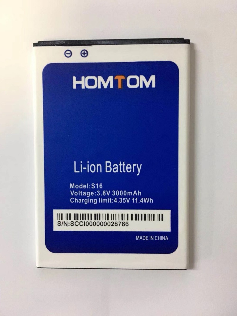MATCHEASY 3000mAh battery for HOMTOM S16 5.5inch MTK6580 Smartphone