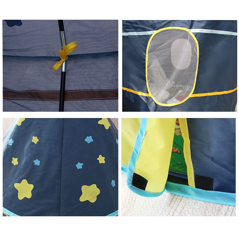 Tienda de campaña tipi para niños, Castillo de princesa portátil, carpa para niños, de cumpleaños y Navidad, carpa para bebé de 105x135 cm