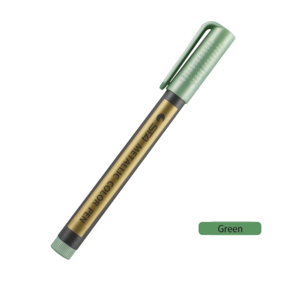 Kawaii 10-Farben-metallisch-Marker, dauerhaft, wasserfest, Farbstift, Schreibwaren, DIY, Manga, Zeichnung, Bastelstifte, Malerei: verrotten