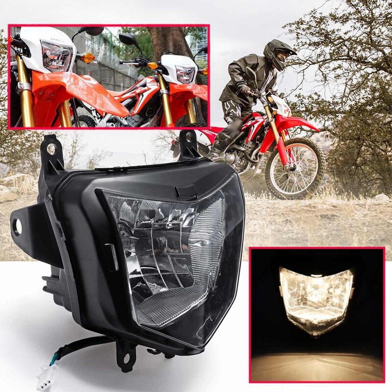 Motorcycle Headlight Fairing Headlamp for Honda Crf250L Motorbike Head Light Lamp