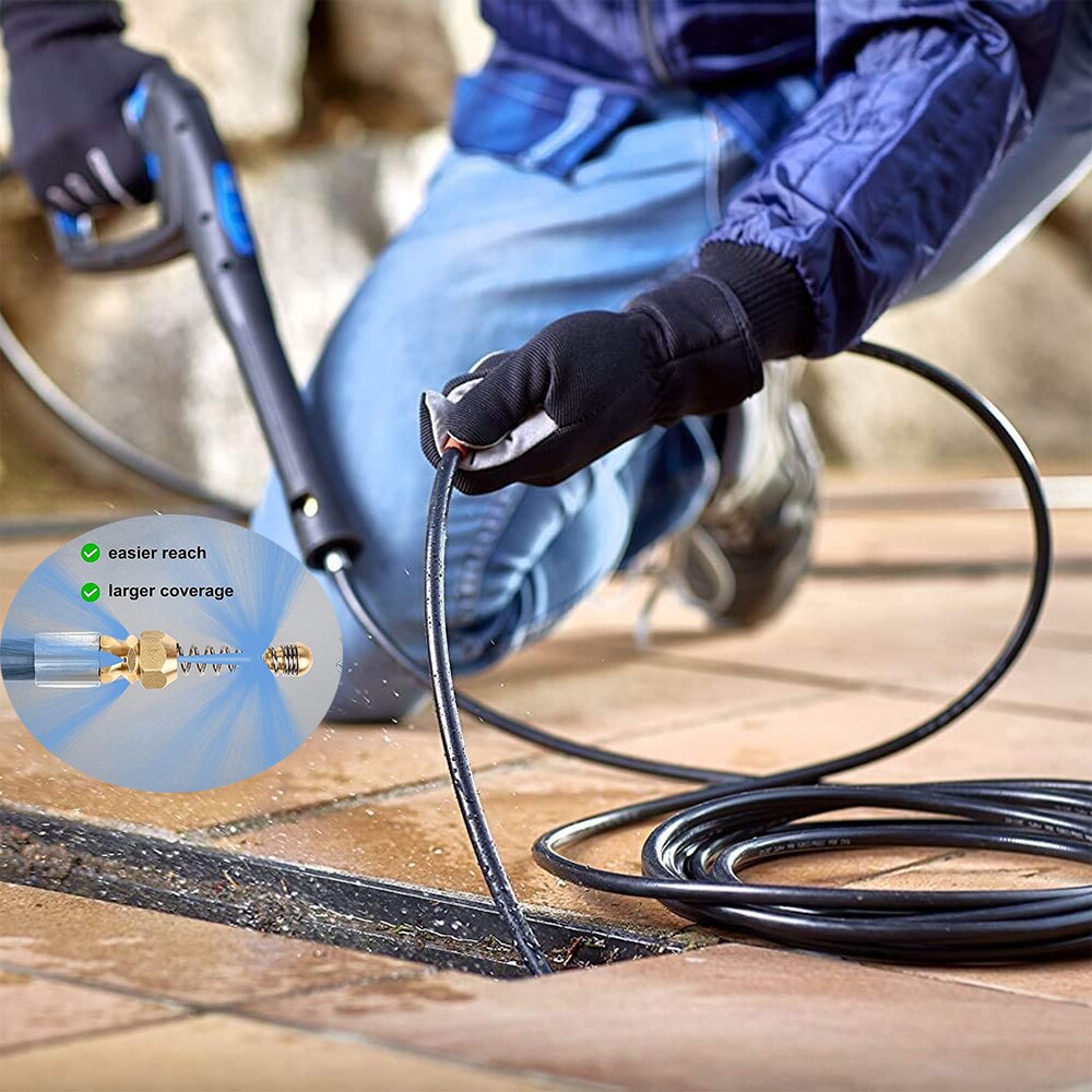Hoge Druk Water Slang Met Mondstuk, Elektrische Ontstopper Snake, Riool Reiniging Slang, voor Bosch Makita Mac Allister Ar Wasmachine