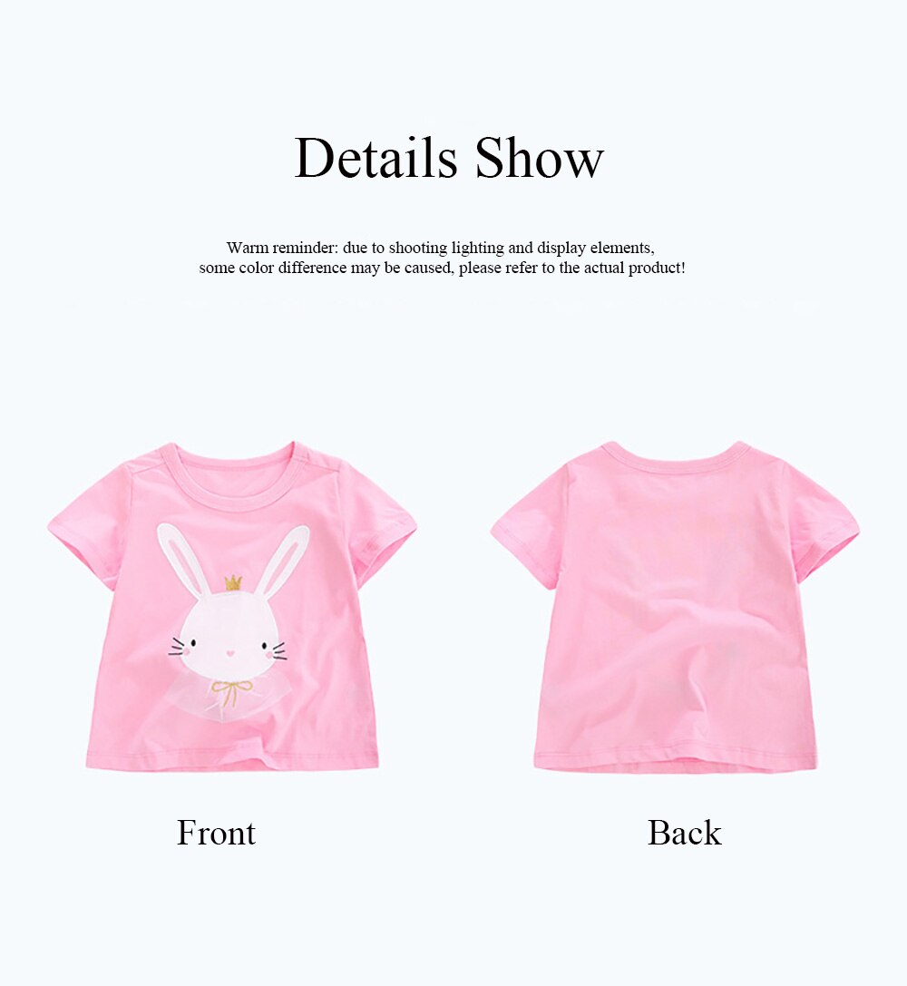 2021 Niewspecial Summer girls t-shirt t-shirt per bambini a maniche corte europea e americana t-shirt per bambini in cotone lavorato a maglia