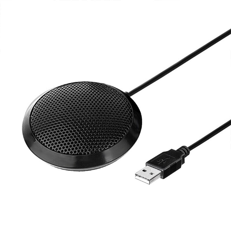 Micrófono USB para reuniones de negocios, PC, portátil, escritorio, Mac y Mac book, mesa portátil para chatear en línea