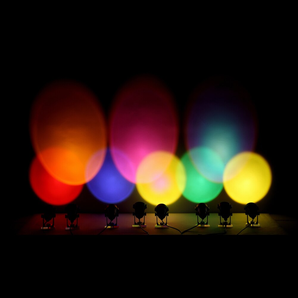 Sunset Lamp Projector Rainbow Atmosphere Led Night Light for Home Bedroom USB Lamp Live Room Photography Photo Wall Decoration