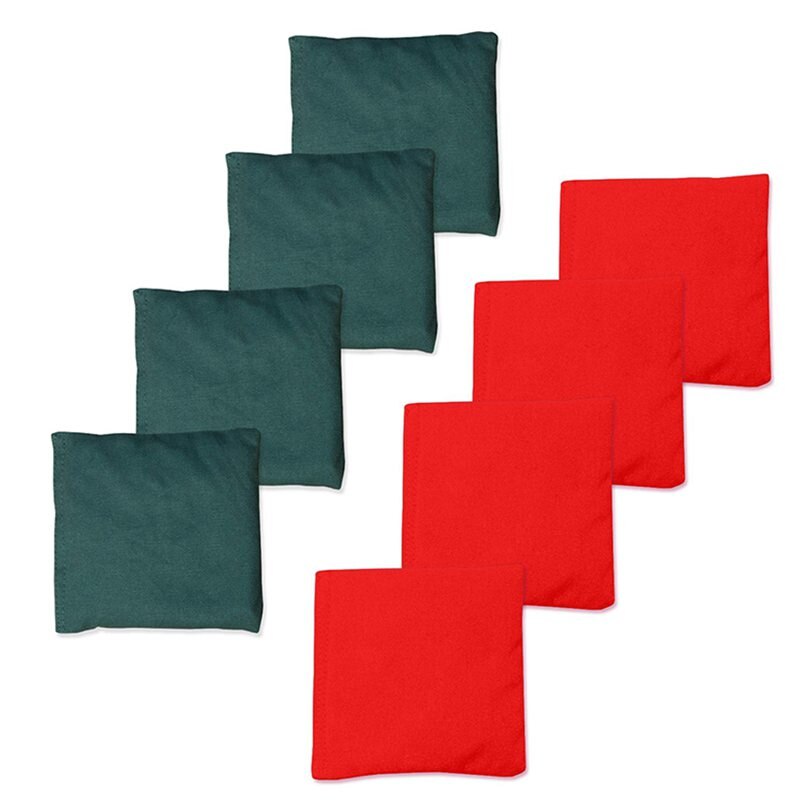 Sacchi di sabbia per attività sportive e all&#39;aperto, Set di sacchi di sabbia giocattolo per bambini da 8-rosso verde: Default Title