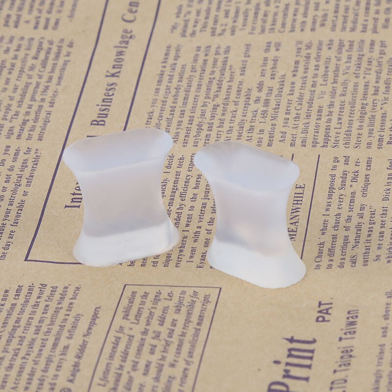 Uds de pie separador para dedos del pie ajustador de Hallux Valgus pedicura Corrector para juanete hueso dedo pulgar Valgus Protector de cuidado de los pies