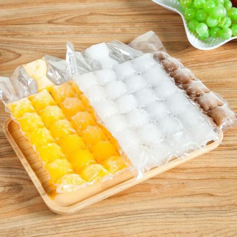 10Pcs Disposable Ice-making Bags Ice Tray Mold Self Sealing DIY Set