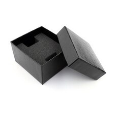 Gladde zwarte/zilveren kast quartz zakhorloge, volledig jachtdoos dames heren fob horloge klok relogio de bolso  #4 m 14: Zwart