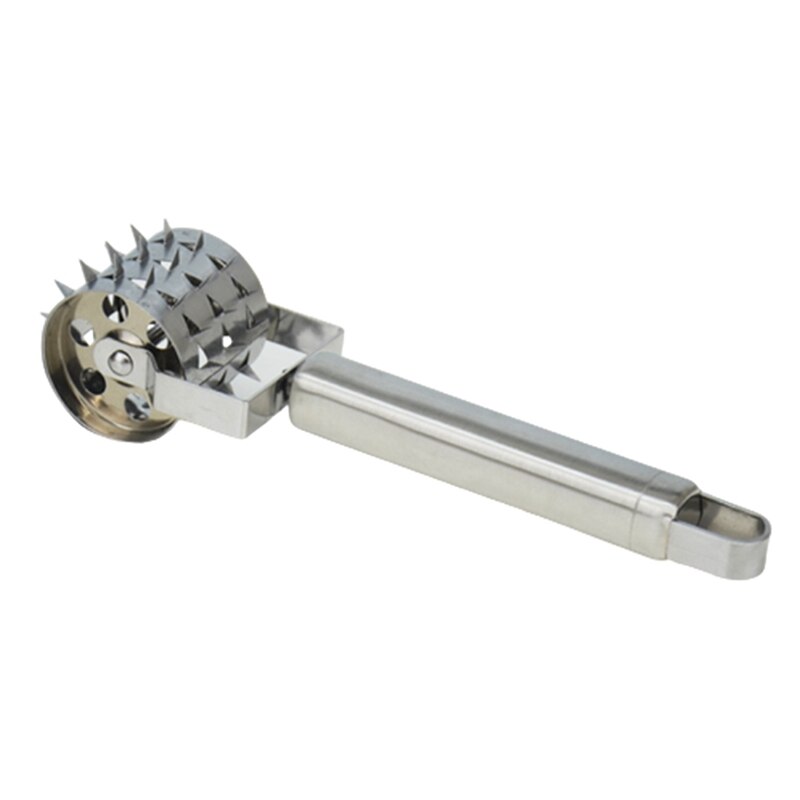 Kitchen Tender Meat Tenderizer Hammer Roller Needle Loose Meat Poultry Tool Stainless Steel Steak Beaf Meat Tenderizer