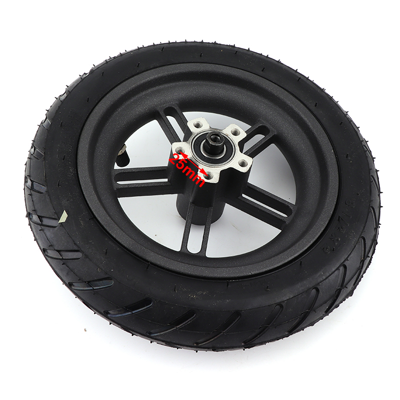 2 Pneus Solides BIKIGHT Pour Trottinette Xiaomi M365 – Taille 8 1/2x2, Sans Tube, Noir