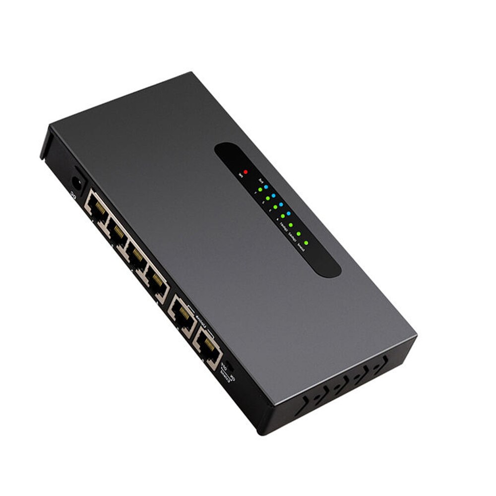 6-Port Poe Switch 4 + 2 100M Enthernet Schakelaar Met 4 Ethernet Poorten 2 Uplink Ethernet Poorten voor Ip Camera Wireless Ap Poe Switch
