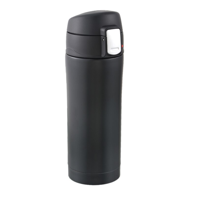 350/500ml garrafa térmica portátil garrafa térmica de aço inoxidável parede dupla caneca de viagem copo de vácuo escola casa chá xícara de bebida de café: 350ml black