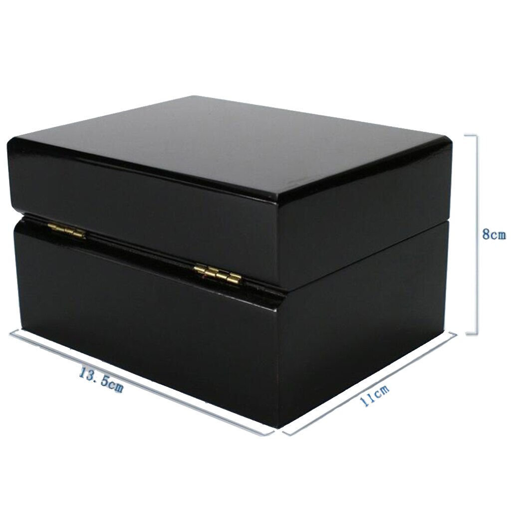 Single slot watch storage wood display box storage with pute menn kvinner