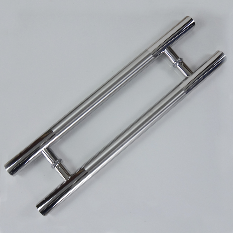 High-grade Stainless Steel Glass Door Handle Diameter 38mm Brushed/Polishing Bathroom Shower/wooden Door Armrest Glass Hardware