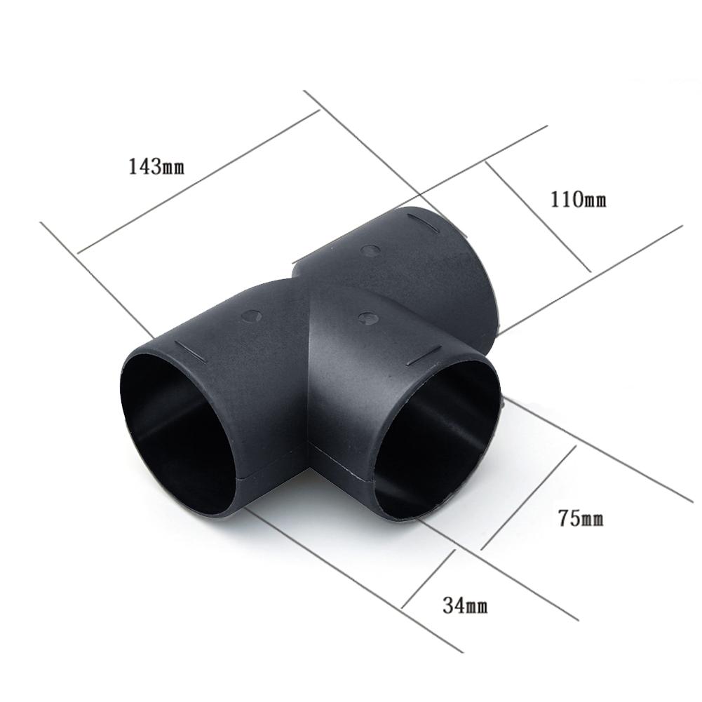 60mm 75mm Air Vent Ducting T Stuk Elleboog Pijp Uitlaat Uitlaat Connector Voor Eberspaecher Air voor Diesels Parking heater Onderdelen