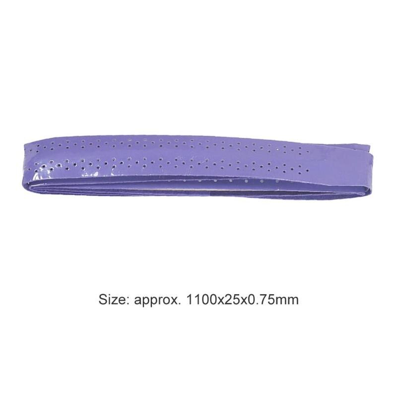 Durable Sweatband Tape Classic Delicate Anti-slip Breathable Overgrip Badminton Tennis Squash Racket Grip Sweatband Tape: Purple