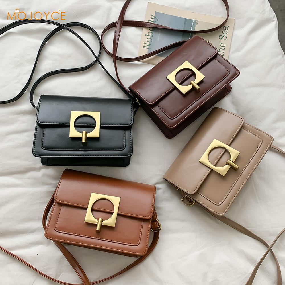 Frauen Schulter Umhängetaschen lässig Sattel Tasche PU Leder retro Weibliche Mädchen Kleine Platz Bote Einkaufs Handtaschen