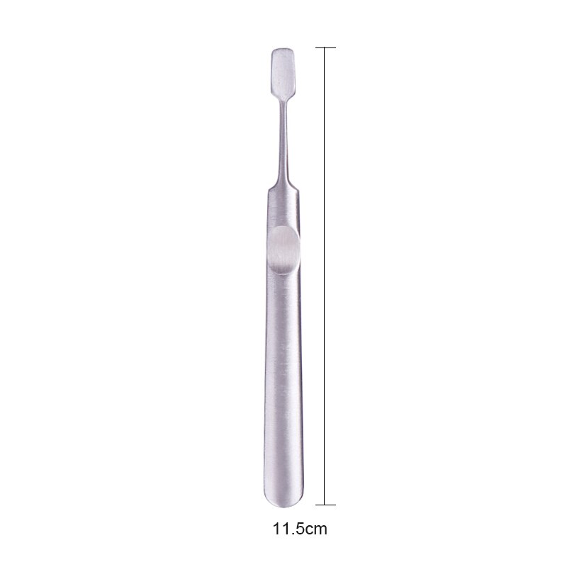 Nail Cuticle Pusher Tweezer Cutter Nipper Clipper Dead Skin Remover Predicure Nail Art Tool Dual-ended Anti-slip Handle