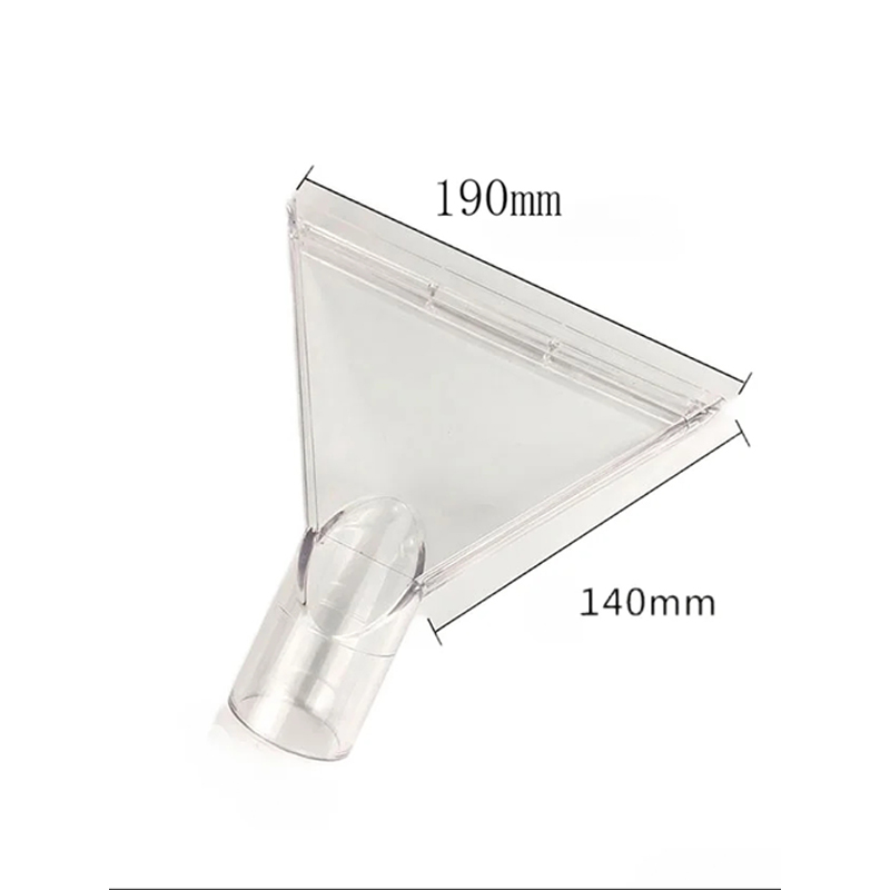 1pc 38mm støvsuger svingbart hode gulvmunnstykke gjennomsiktige dyser til sofatepper støvsugerdeler: Lys gul