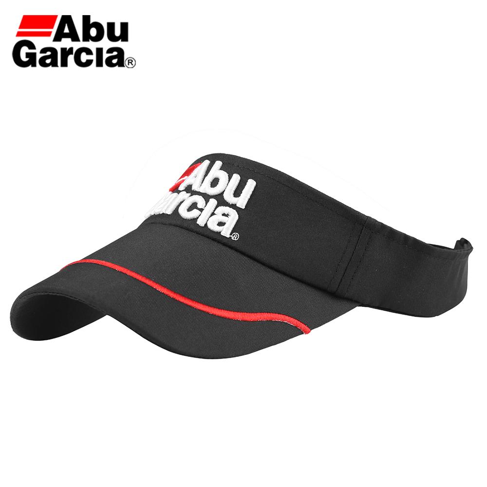 Abu garcia varumärke svart solskyddshatt unisex fiske golf baseball keps utomhus sport justerbara mössor fiskeredskap