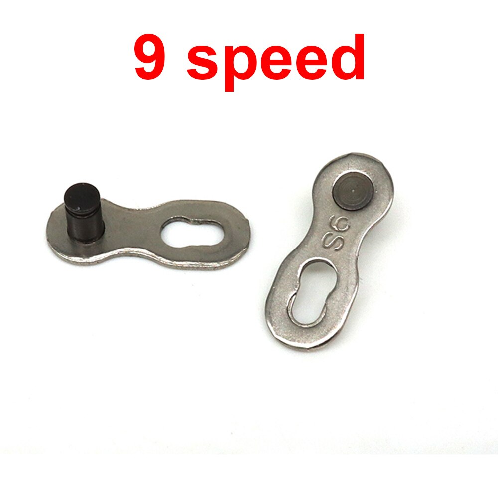 Correntes de bicicleta de estrada e de montanha, conector de corrente de bicicleta para 6/7/8/9/10, 1 par peças de bicicleta para corrente mestre rápido, velocidade rápida