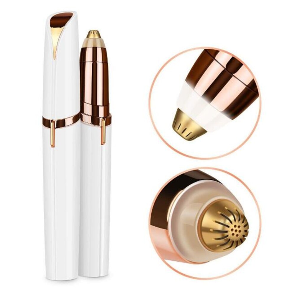 Eye Brow Shaver Shaper Electric Eyebrow Trimmer Remover Painless Epilator Razor Portable Facial Hair Remover Makeup Beauty Tools
