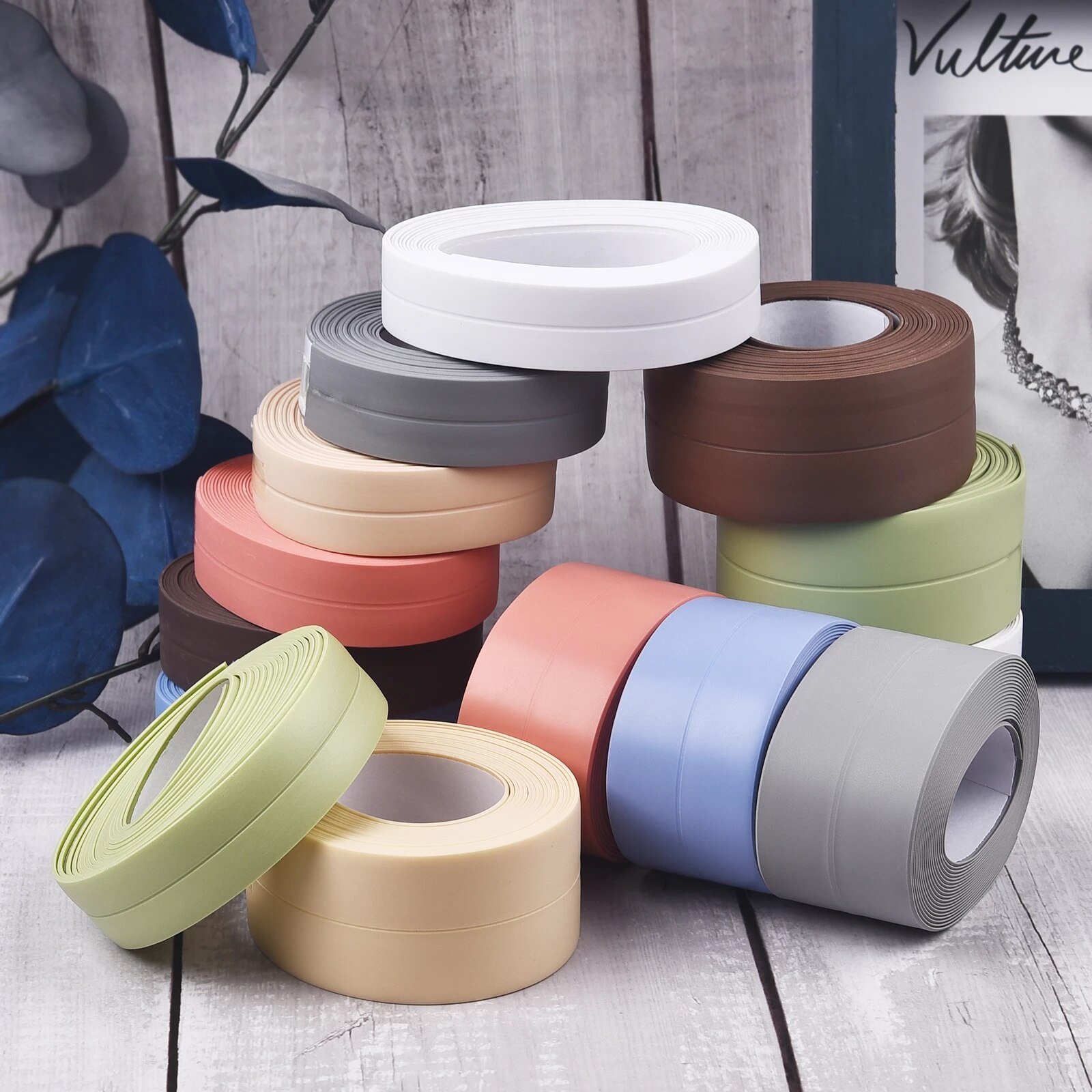 3.2M Keuken Badkamer Afdichting Strips Sink Edge Kalefateren Tape Pvc Waterdichte Zelfklevende Muurstickers Voor Keramische/Hoek