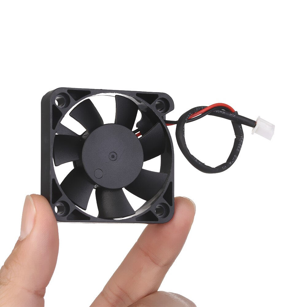 1/2Pcs 12V Mini Computer Fans Cooling Cooler Small 50mm x 10mm DC Brushless with PC 2-pin Power Tool Accessories