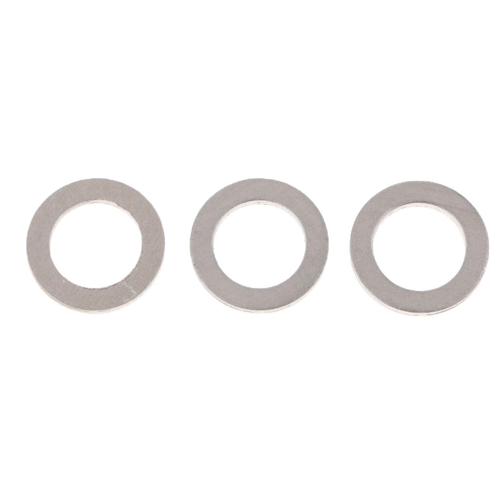 Tapón de drenaje de aceite de motor de Metal, arandela de aplastamiento, tamaño abierto: 14mm, 50 Uds.