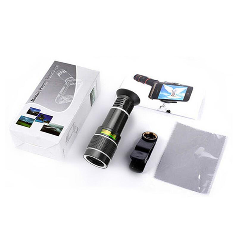 Cámara óptica Universal para teléfono inteligente, lente telescópica con Clip para teleobjetivo, Zoom 20x HD: Default Title
