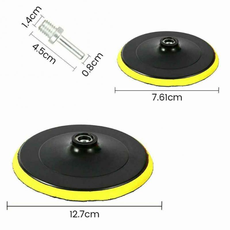 39pcs Soft Maintainance Waxing Gross Buffer Reusable Cleaning Tool Washable Polishing Pad Set Car Polisher Round Drill Sponge