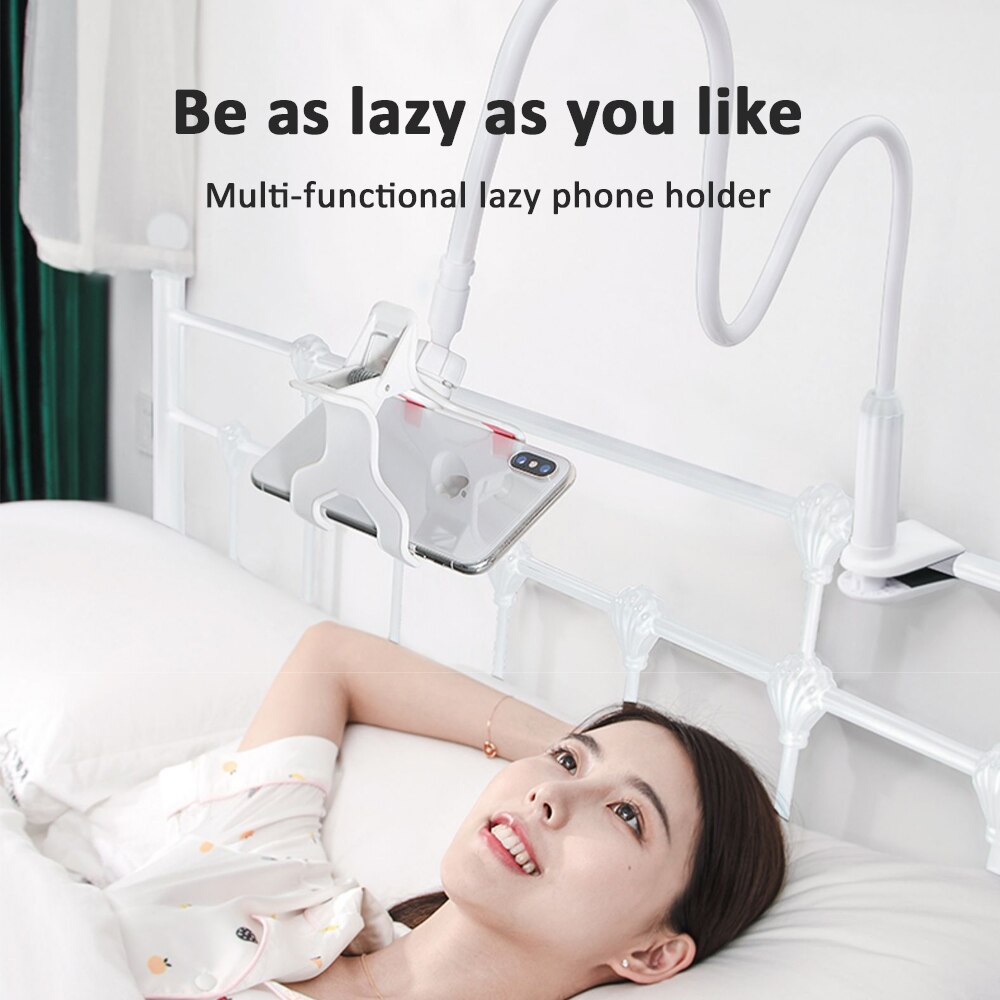 Universal 360 Rotating Flexible Arm Phone Holder Desktop Bed Lazy Tablet Clip Bracket Mobile Stand Support For iPhone Samsung