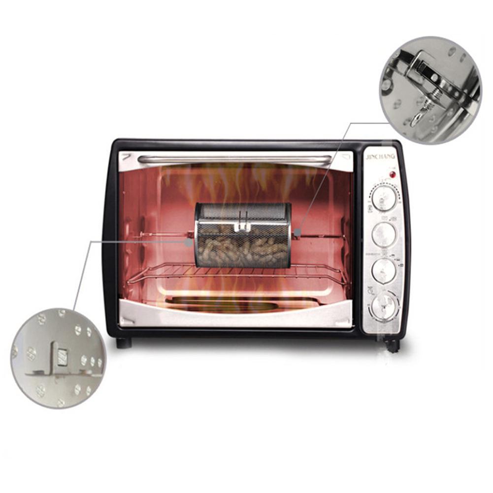 Rvs Grill Oven Roaster Tumble Pinda Bonen Mand Bbq Rotisserie Rvs Bbq Grill Manden Rotisserie Drum