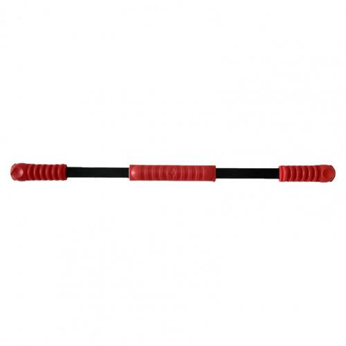 Practical Fitness Bar Fitness Exercise Flexi-bar Non-slip Flexible Fitness Exercise Fat Rejection Bar: Red