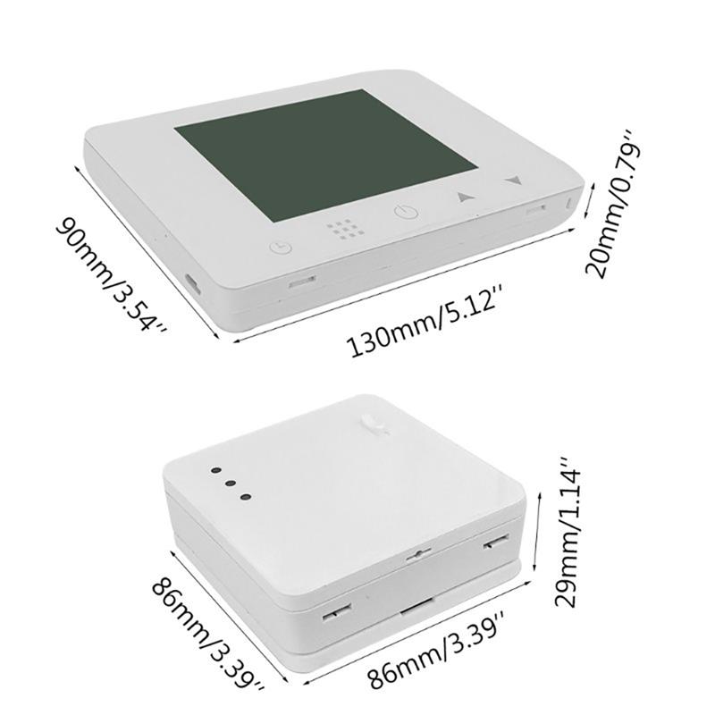 Wifi gasketel verwarmingsthermostaat set slimme wifi temperatuurregelaar voor boilers werk rf regelfunctie