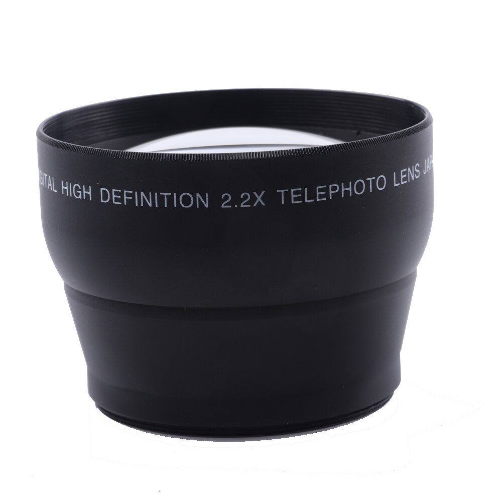 58mm 2.2X Extra Telelens voor Canon 77D/350D/400D/450D/500D/1000D/ 550D/600D/1100D 18-55mm Lens