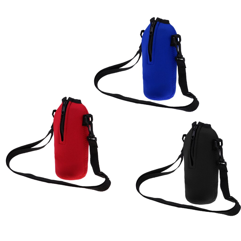 750ml sports vandflaske holder ærmetaske neopren bærepose sag til udendørs camping vandring backpacking løbecykling