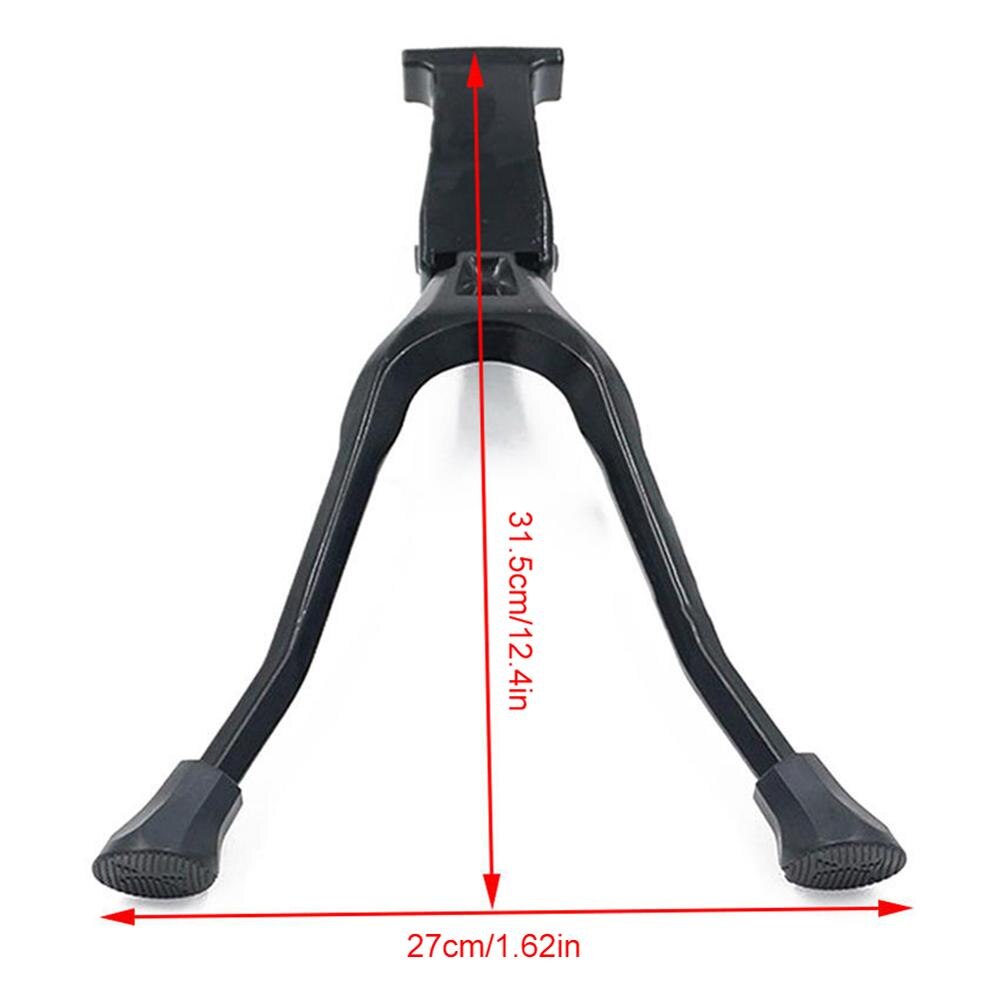 Double Leg Bike Kickstand Foldable Adjustable Center Mount Mount Bicycle Stand Fits 24" and Above for Bicycle Road Bike