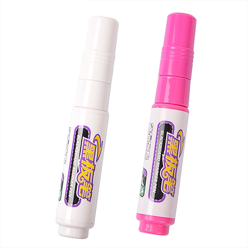 BAOKE MP3902 schoolbord pen, grote capaciteit wit, roze markeerstift, uitwisbare wateroplosbare groene boord pen, Mark pen