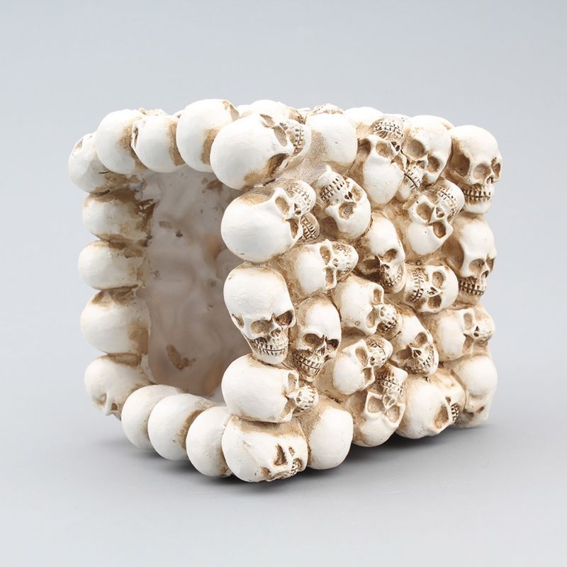 Schedel Ornament Skelet Briefpapier Pen Holder Home Office Desktop Potlood Opslag