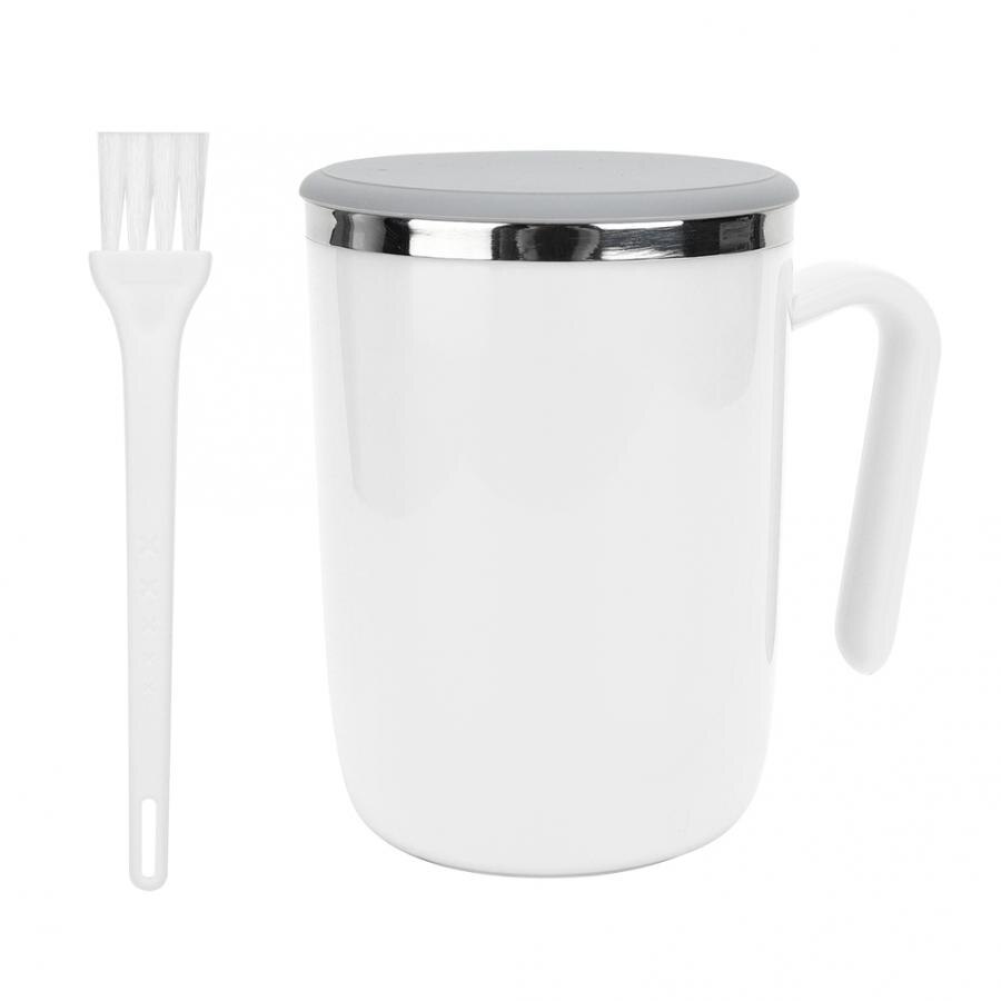 360Ml Zelf Roeren Cup Koffie Mok Lui Persoon Smart Automatische Mengbeker Voor Koffie Melk Huishoudelijke Kantoor Mix Cup 3 Kleuren: WHITE