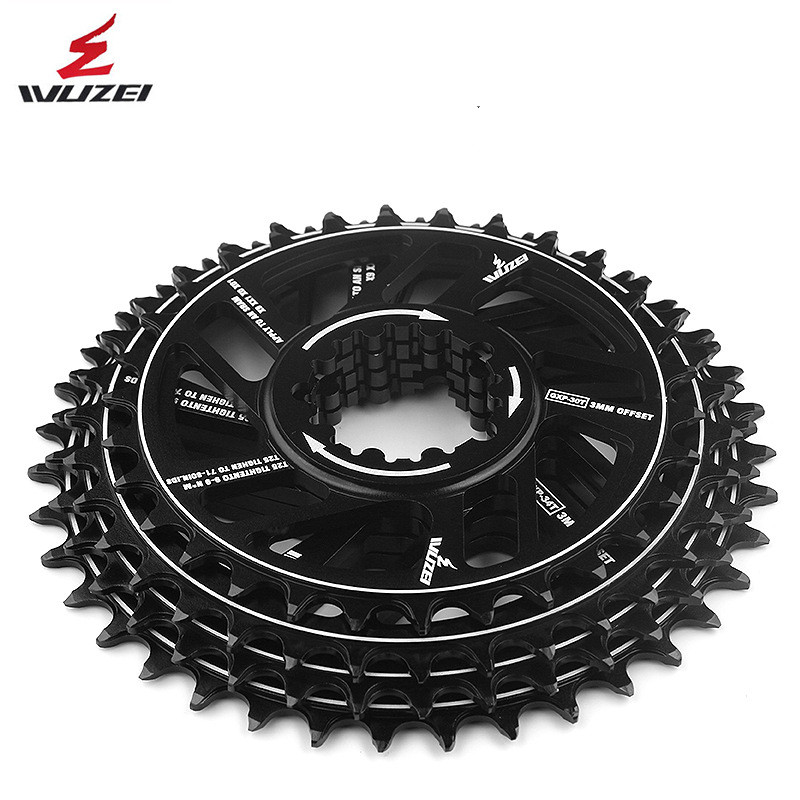 WUZEI-plato GXP para bicicleta de montaña, rueda de cadena para SRAM X9 XX1 X0, montaje directo Offset, 3mm, 30T, 32T, 34T, 36T, 38T, 40T, 42T