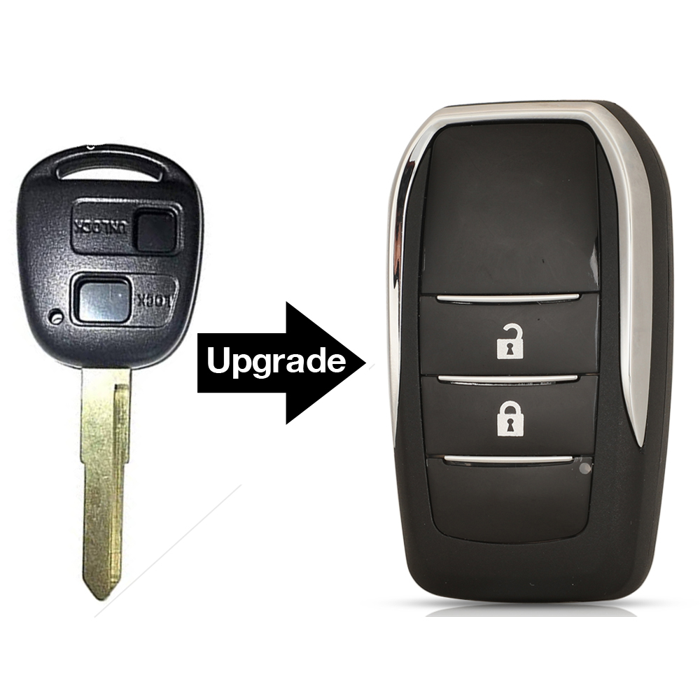 Jingyuqin Remote Car Key Shell For Toyota Yaris Carina Corolla Avensis For Lexus ES RX LS GS IS200 RX300 ES300 LS400 GX460: For Lexus / 2B M424 blade